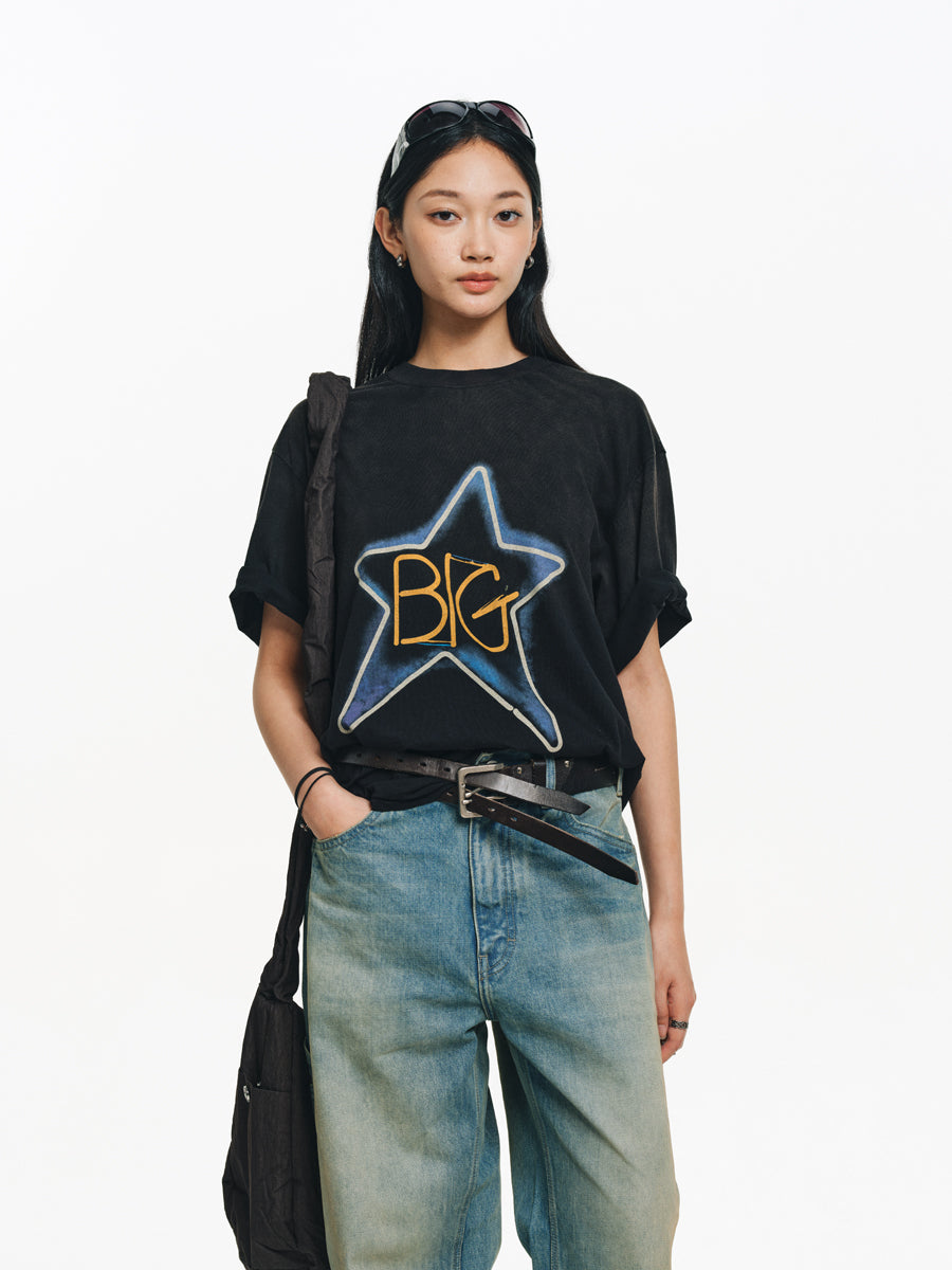 Big Star Print T-Shirt