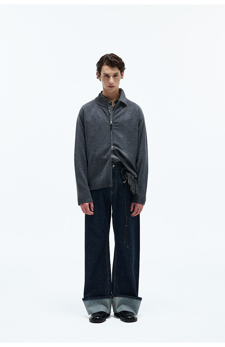 High-Twist Narrow-Width Jeans