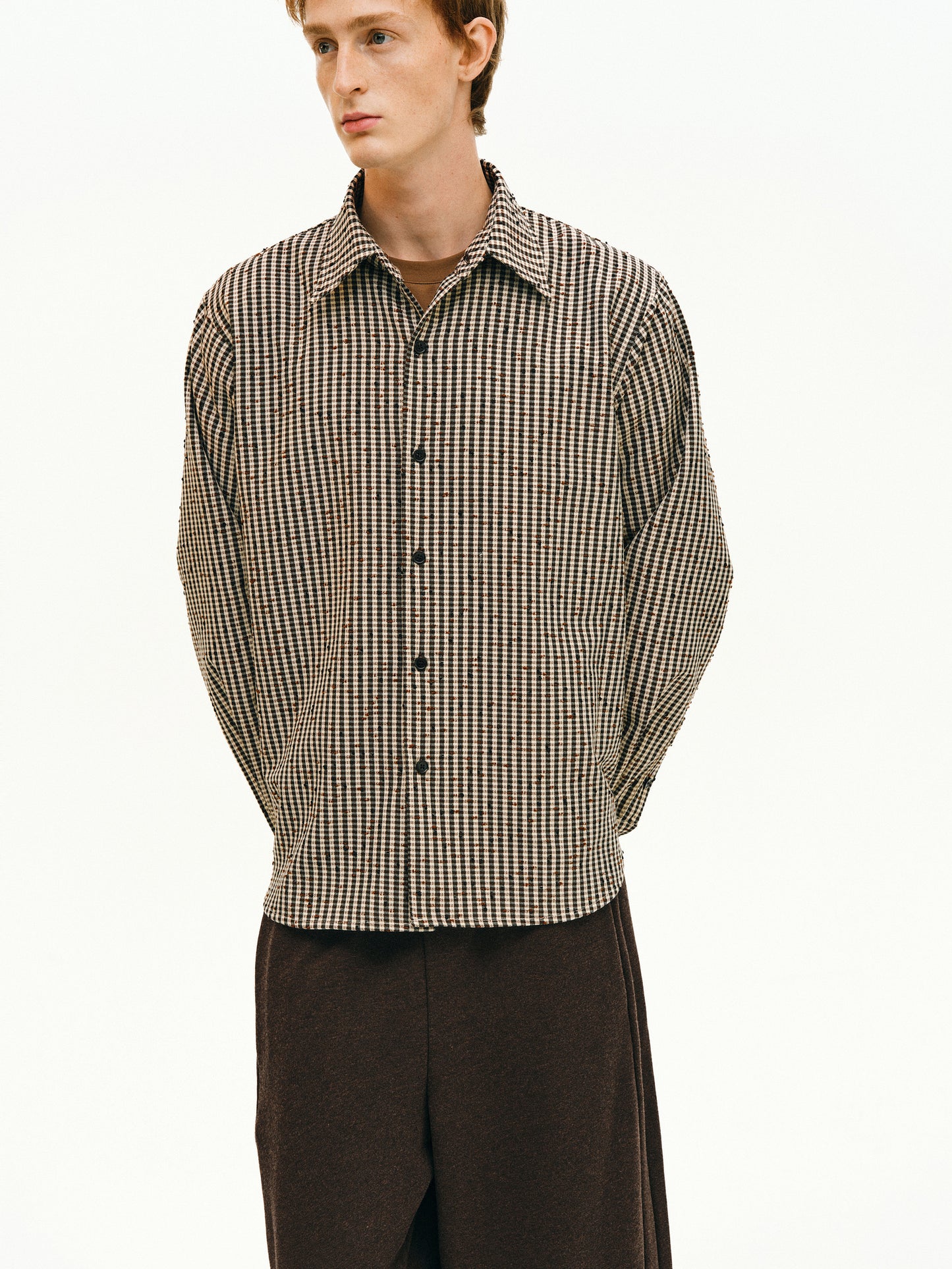 Fit-woven Checkered Shirt