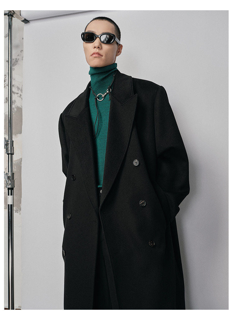 Double-breasted Wool Coat