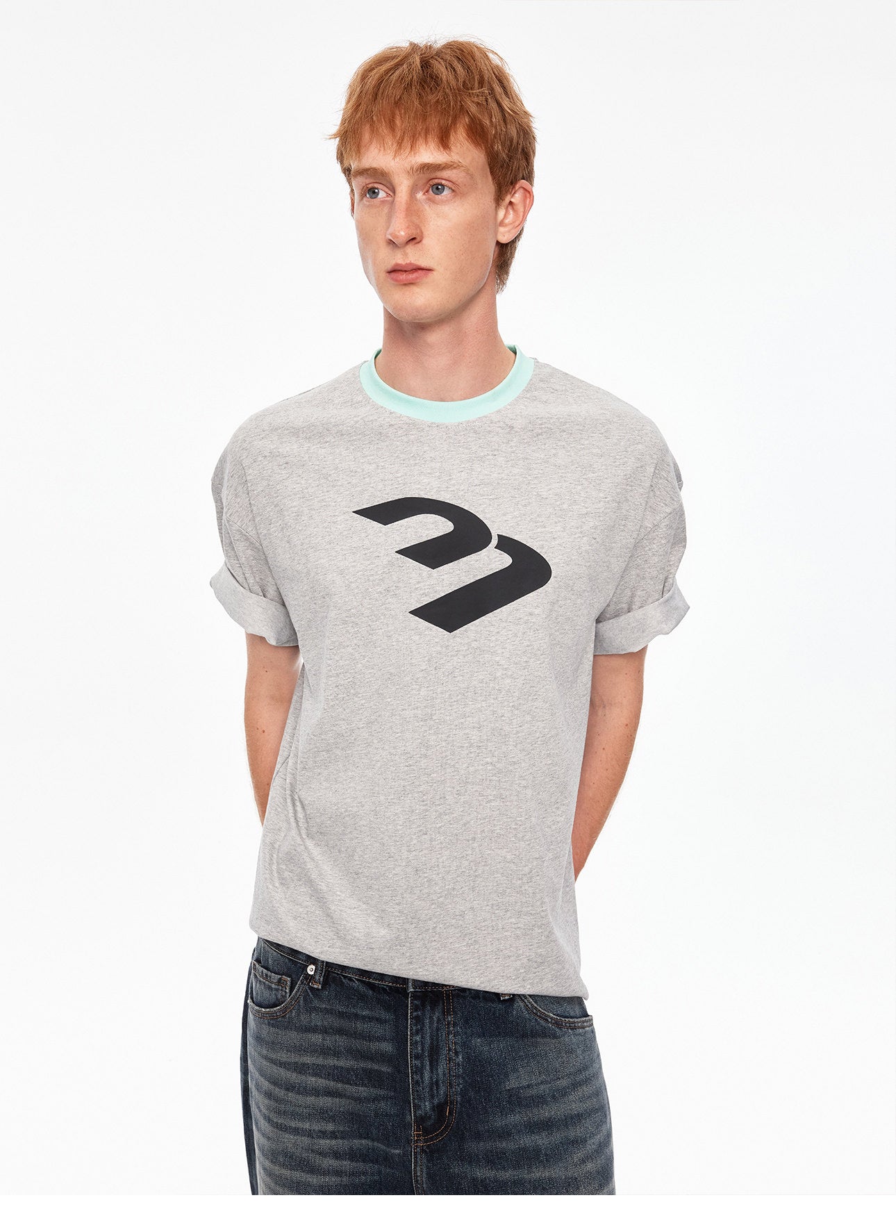 Crash Alphabet Print T-Shirt