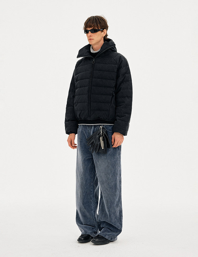 Casual Down Jacket with Hood