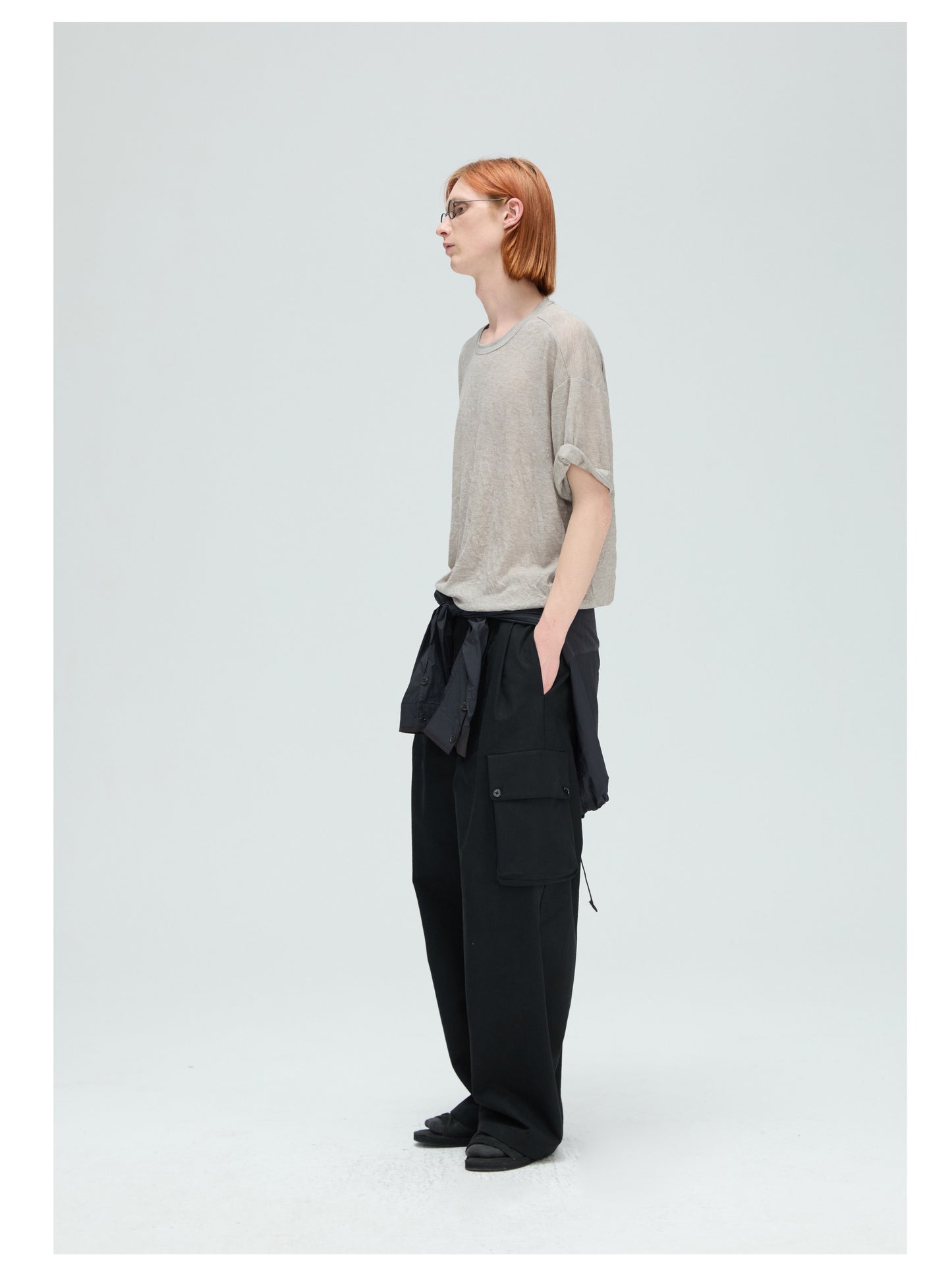 Trendy Pleated T-Shirt