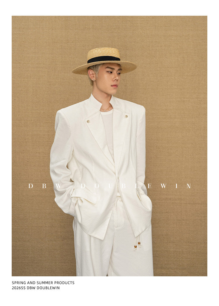Tencel and Linen Blend Jacket
