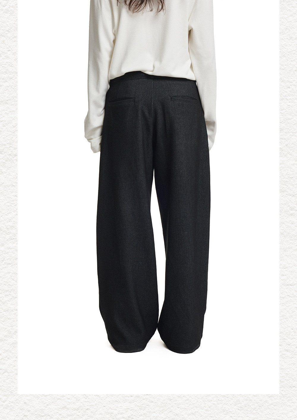 A-Line Double-Belt Casual Pants