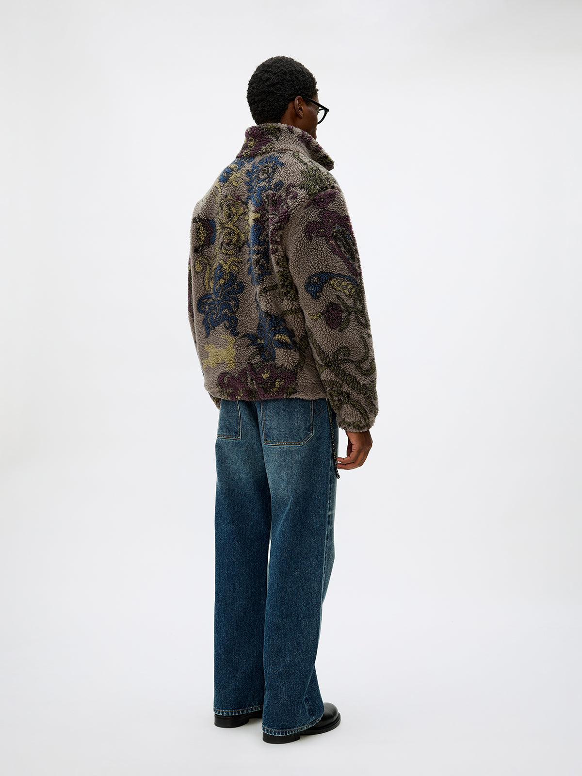 Lambswool Blend Zipper Jacket