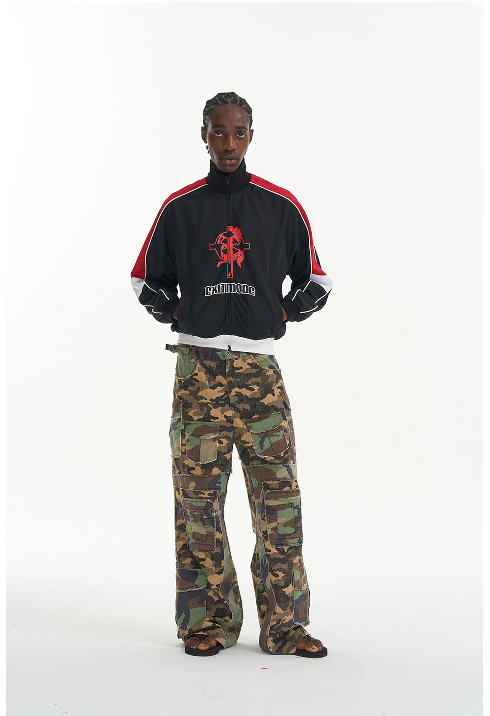 Wash-processed Casual Pants