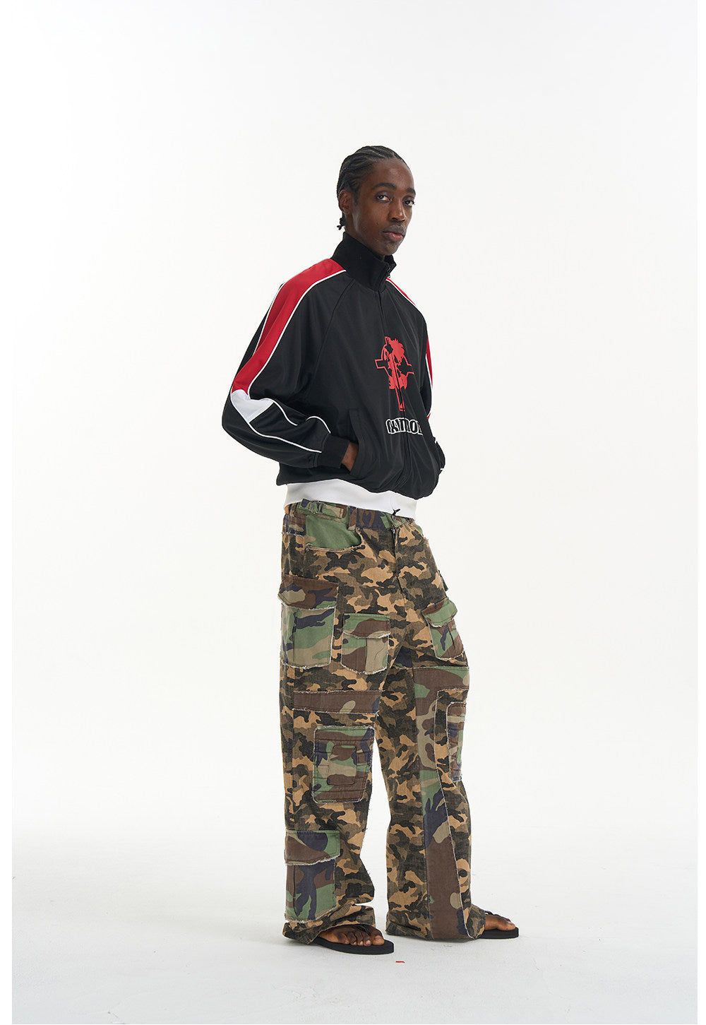 Wash-processed Casual Pants