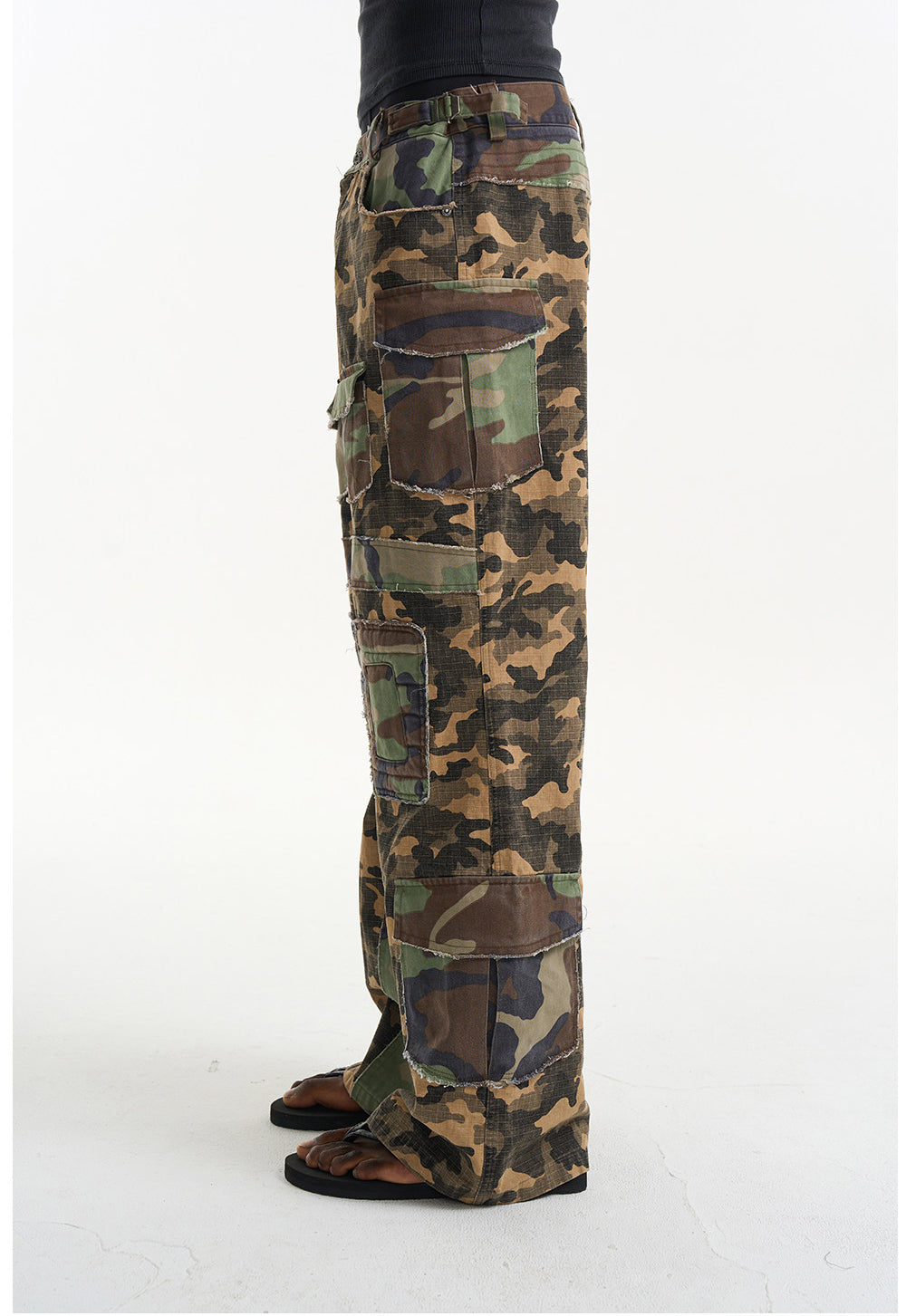 Wash-processed Casual Pants