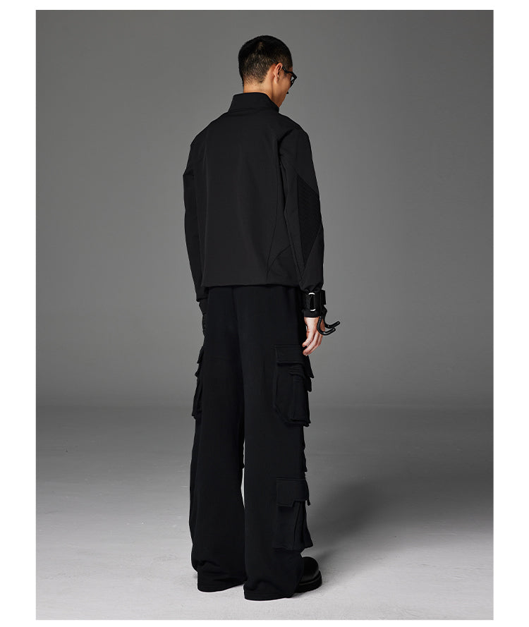 Stand Collar Clean Fit Jacket