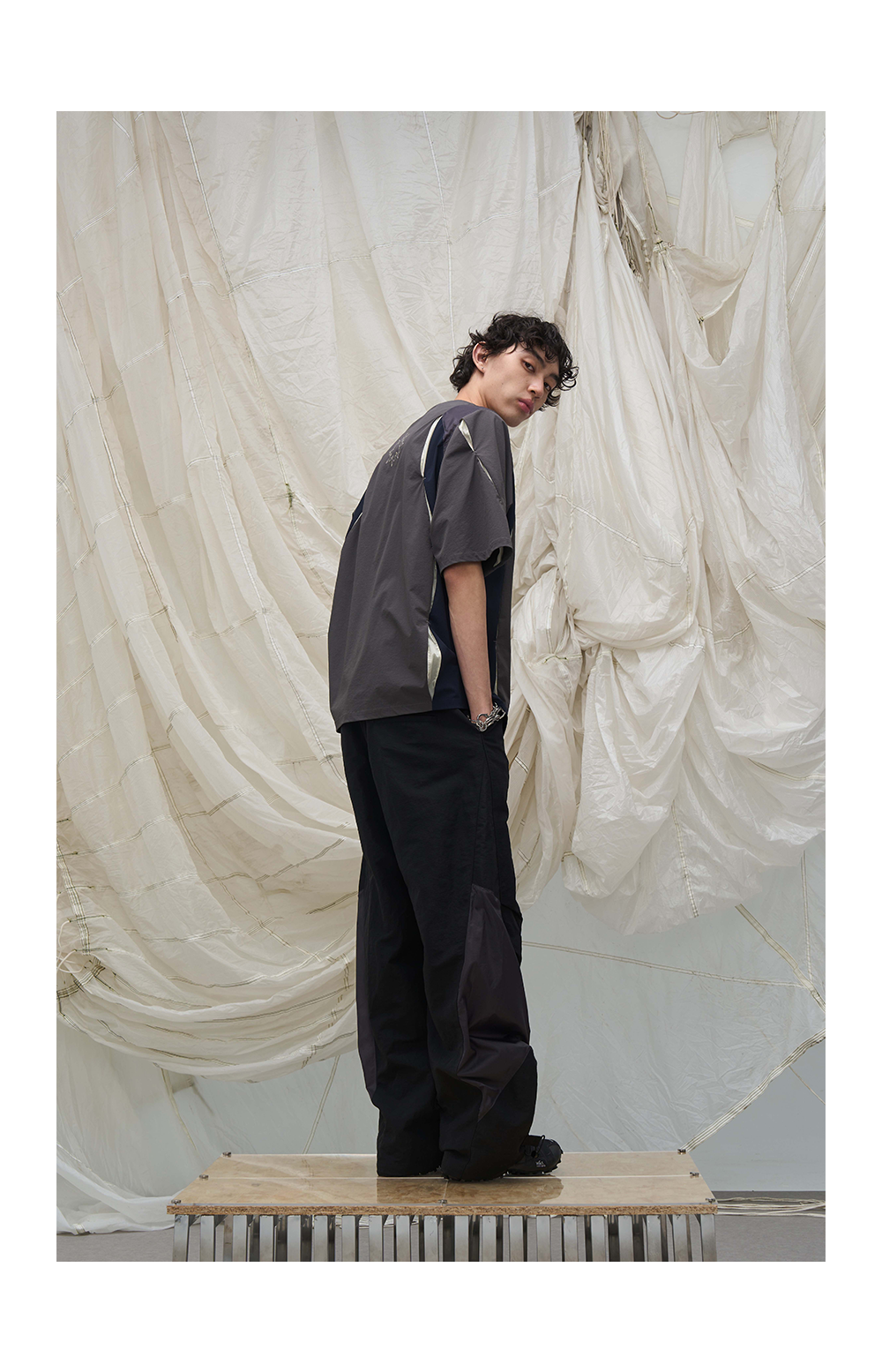 Windproof Deconstructed Casual Pants