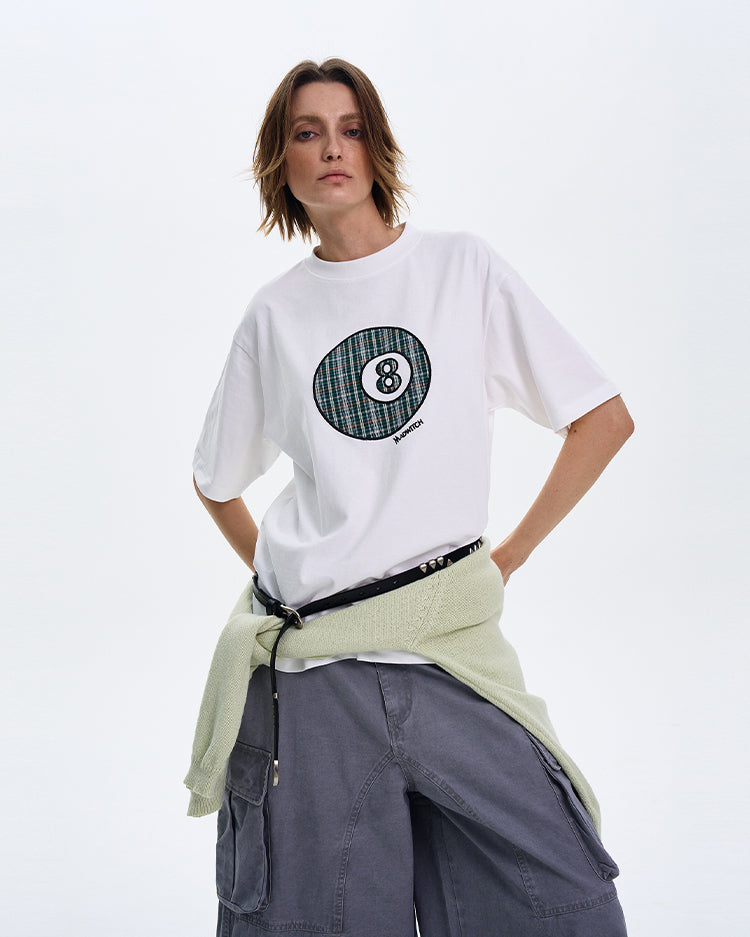 Embroidery Print T-Shirt