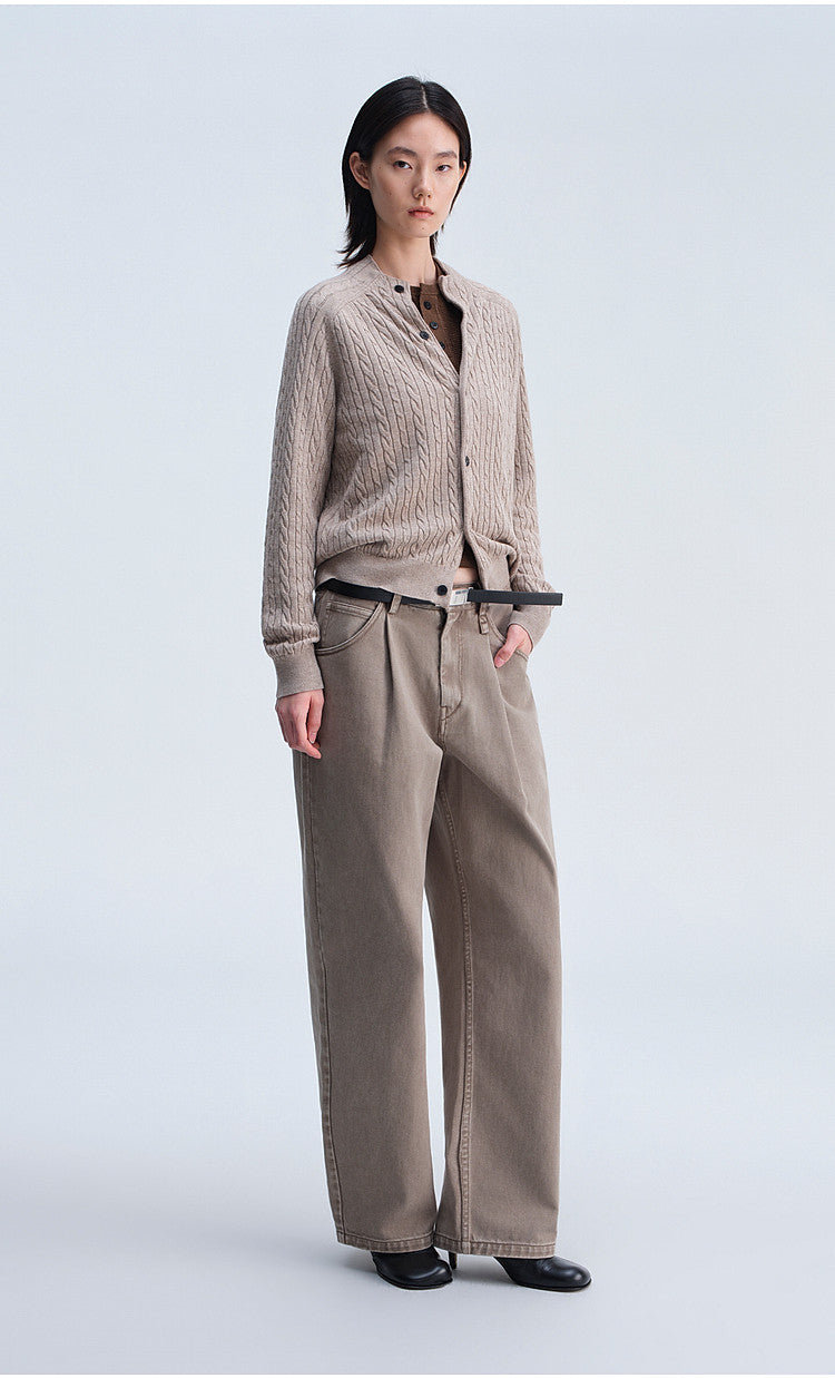 Retro Loose-Fit Casual Knit Cardigan