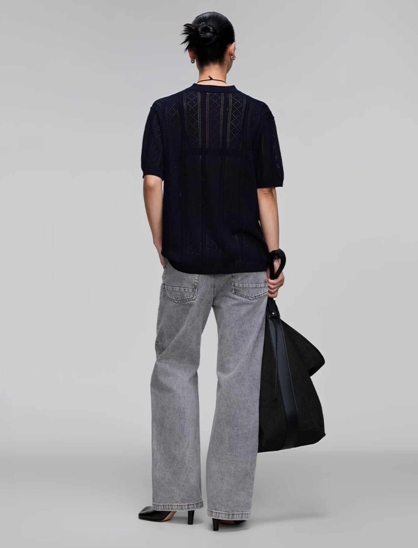 Straight Loose Denim Pants