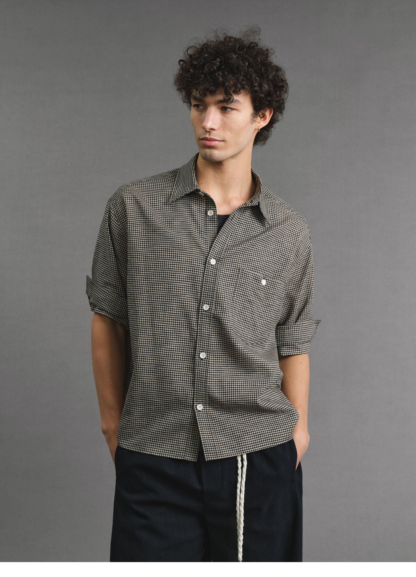 Relaxed Fit Hand-Rolled Shirt