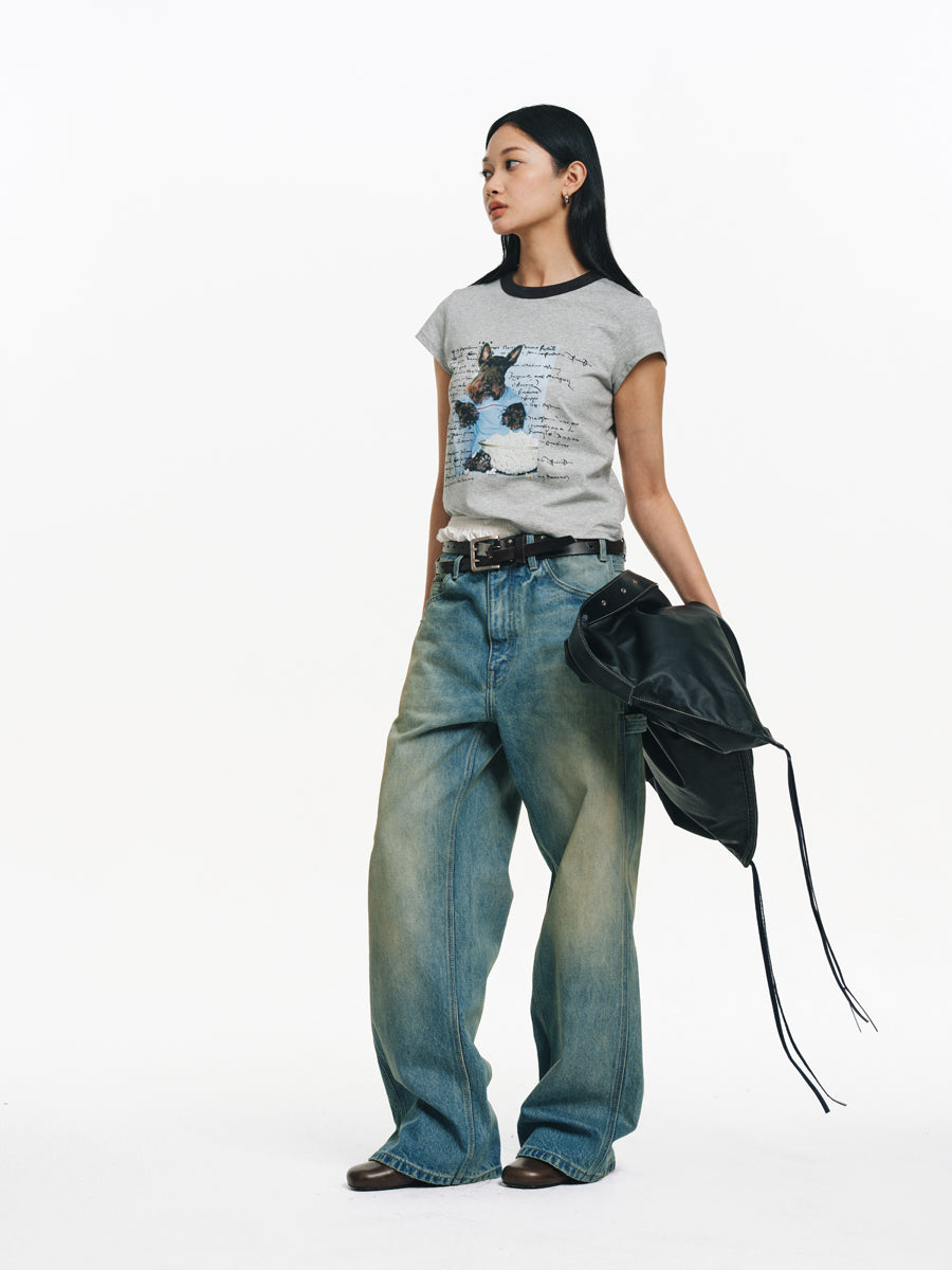 Washed Vintage Jeans