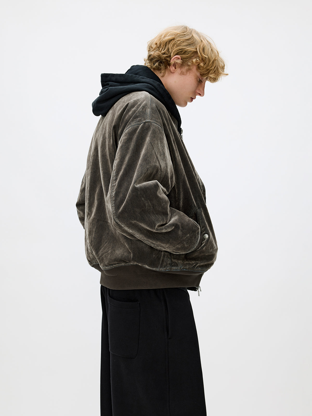 Flock Denim Bomber Jacket