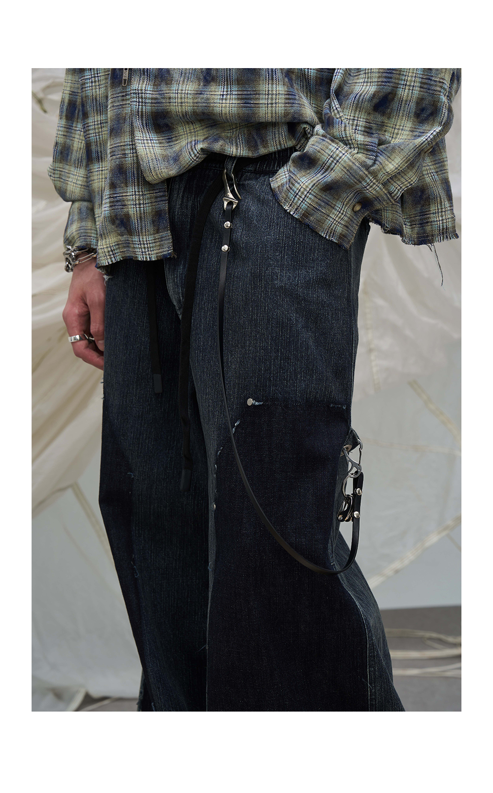 Cowhide Rope Necklace