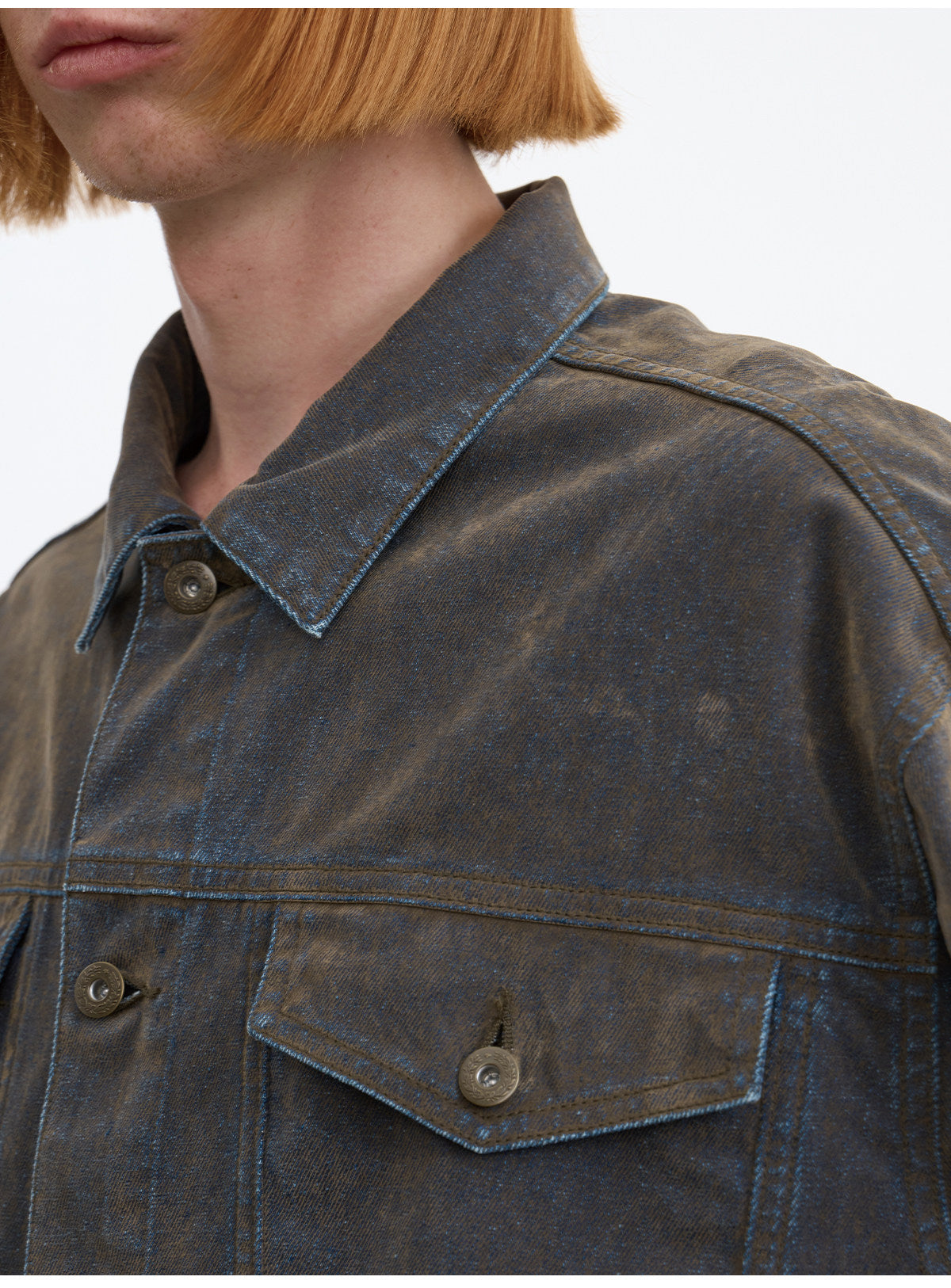 Wash-Finish Denim Jacket