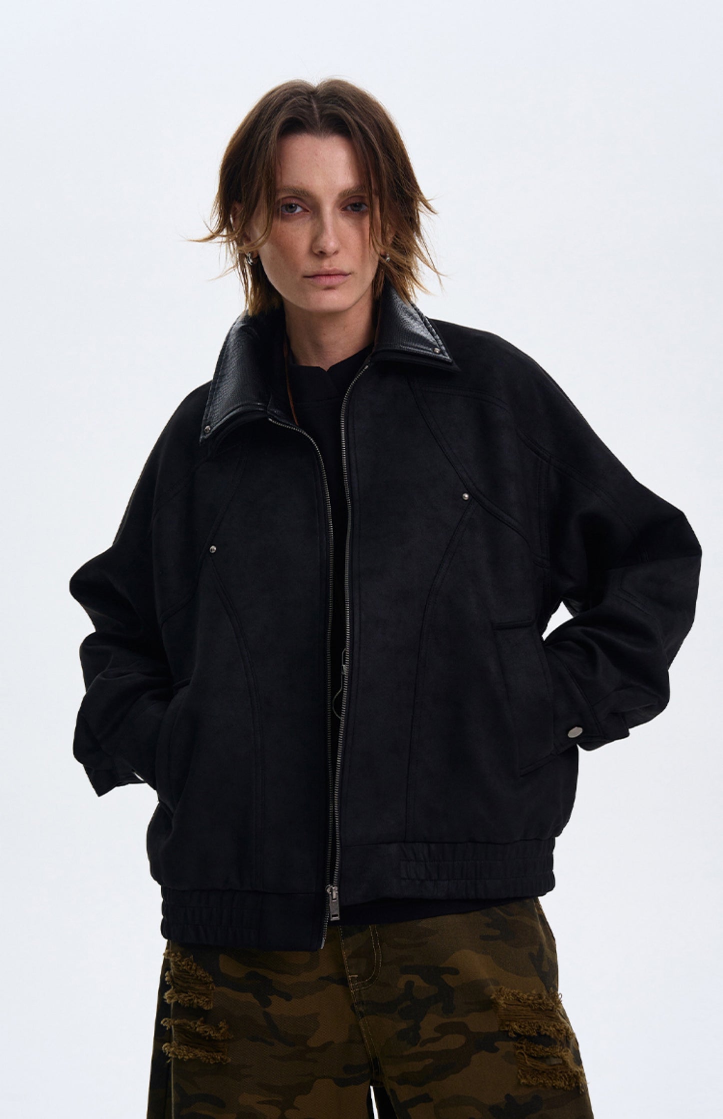 Barn Style Suede Jacket