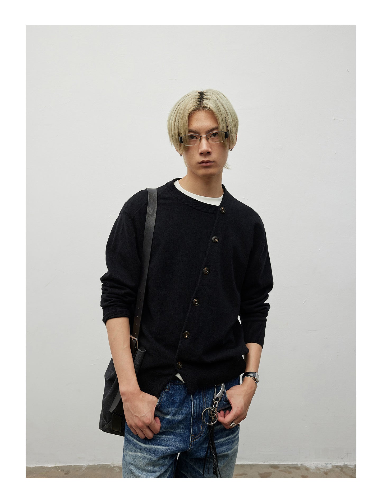 Premium Wool Button-Down Cardigan