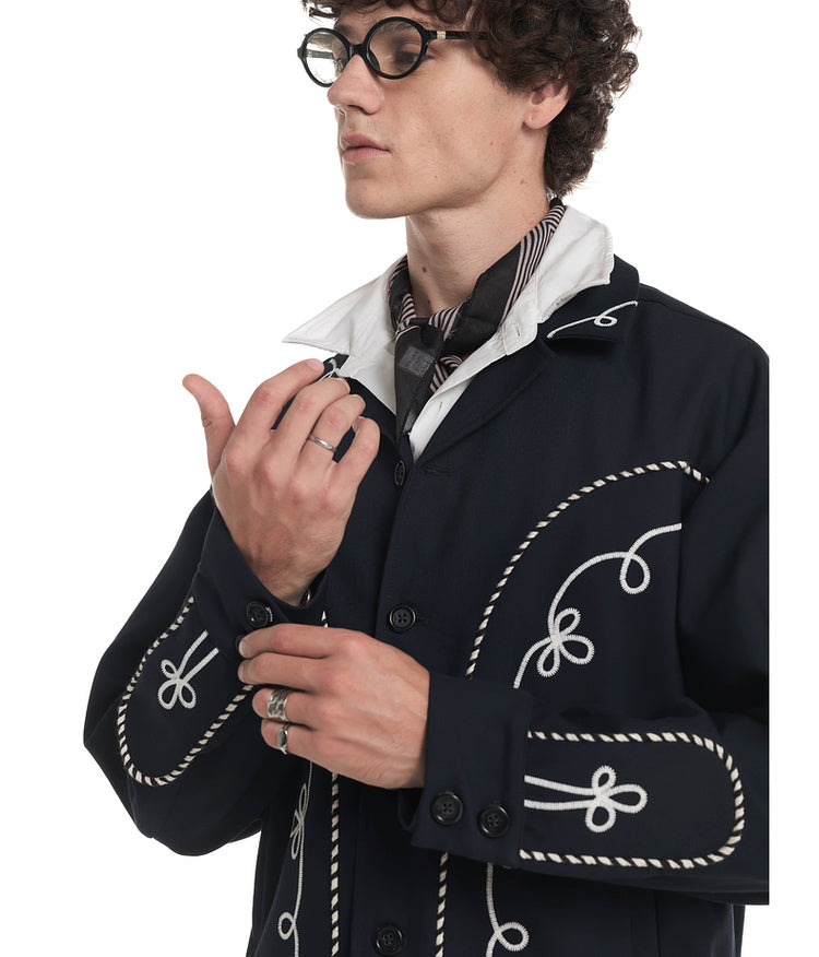 Western Cuban Collar Jacket