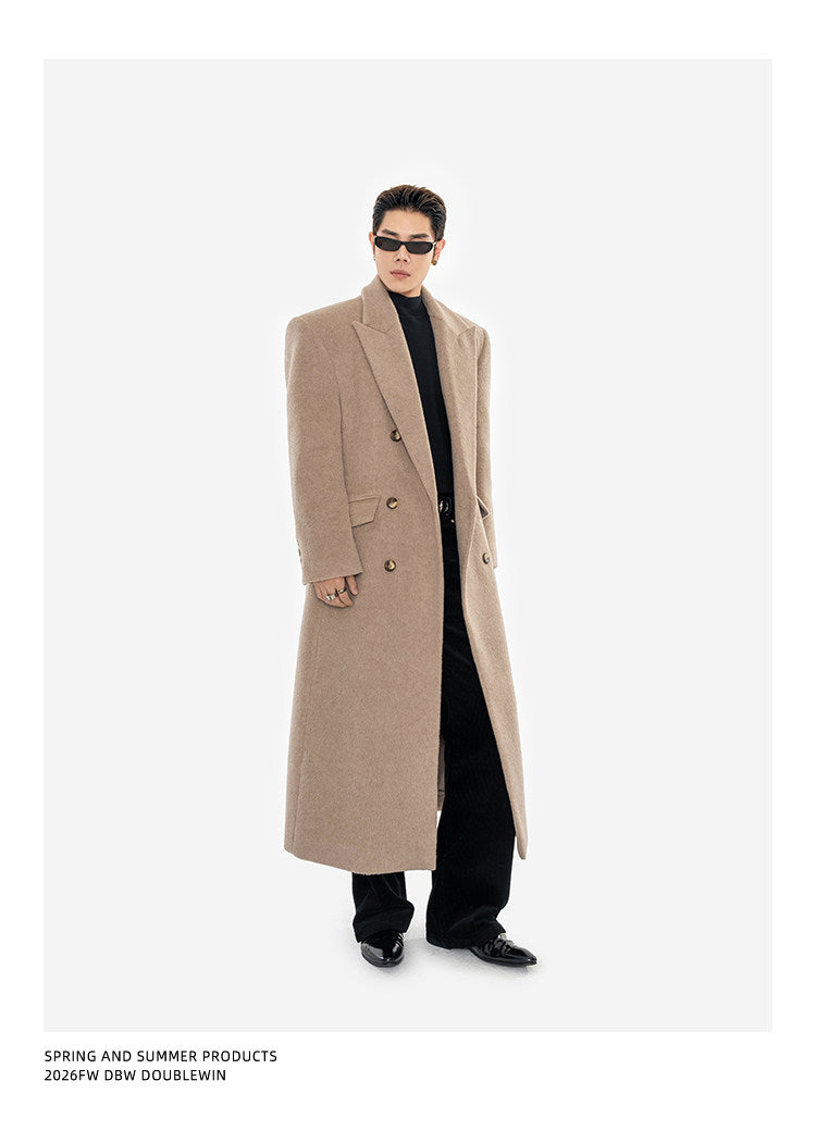 Simple Wool Long Coat
