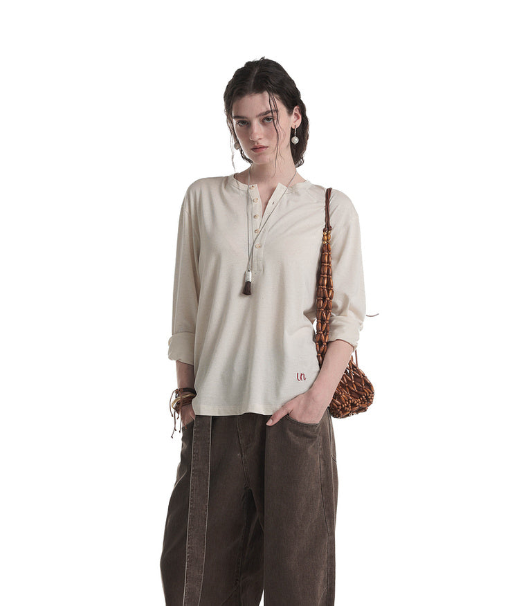 Henry Collar T-Shirt