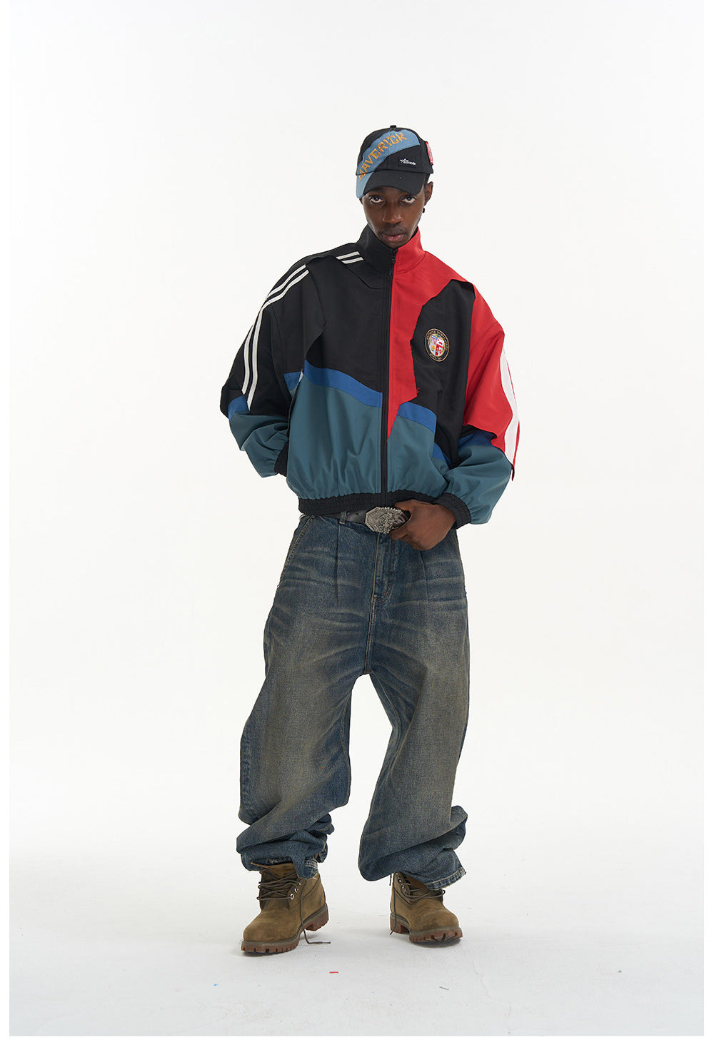 Color Block Sports Jacket