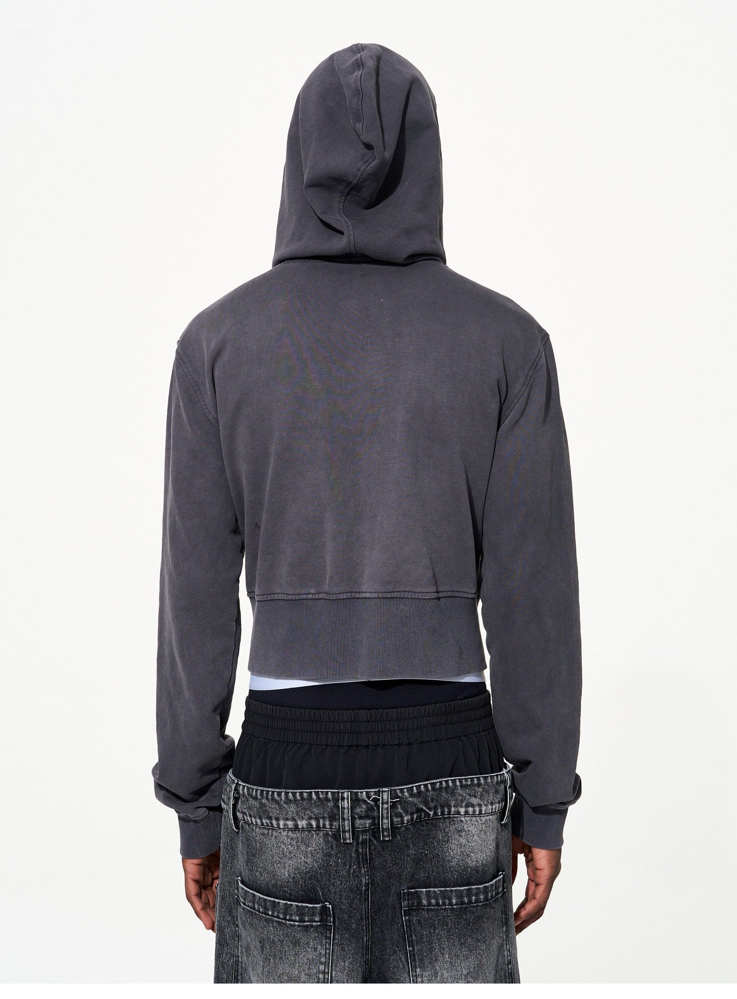 Oversized Hooded Sweatshirt with Zipper