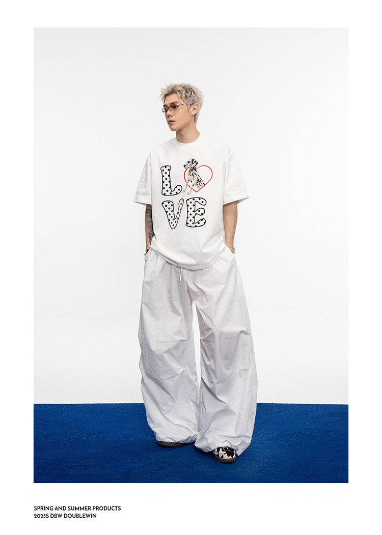 Polka Dot Cotton T-Shirt