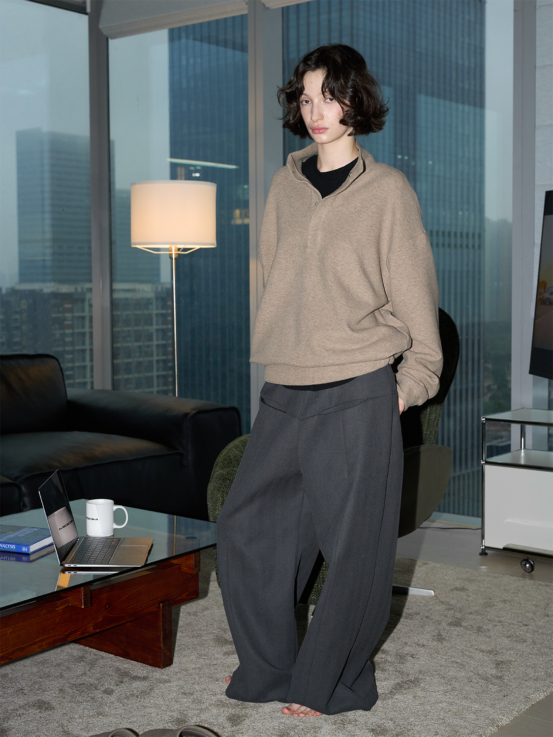 Wool Blend Sweatshirt