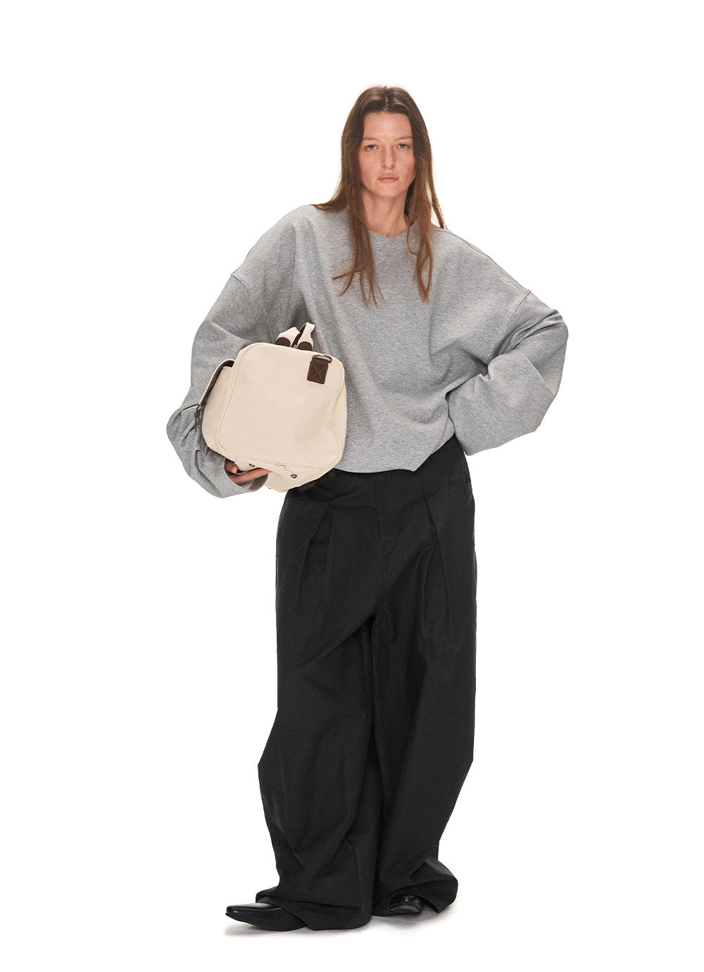 Pullover Crew-Neck Sweatshirt