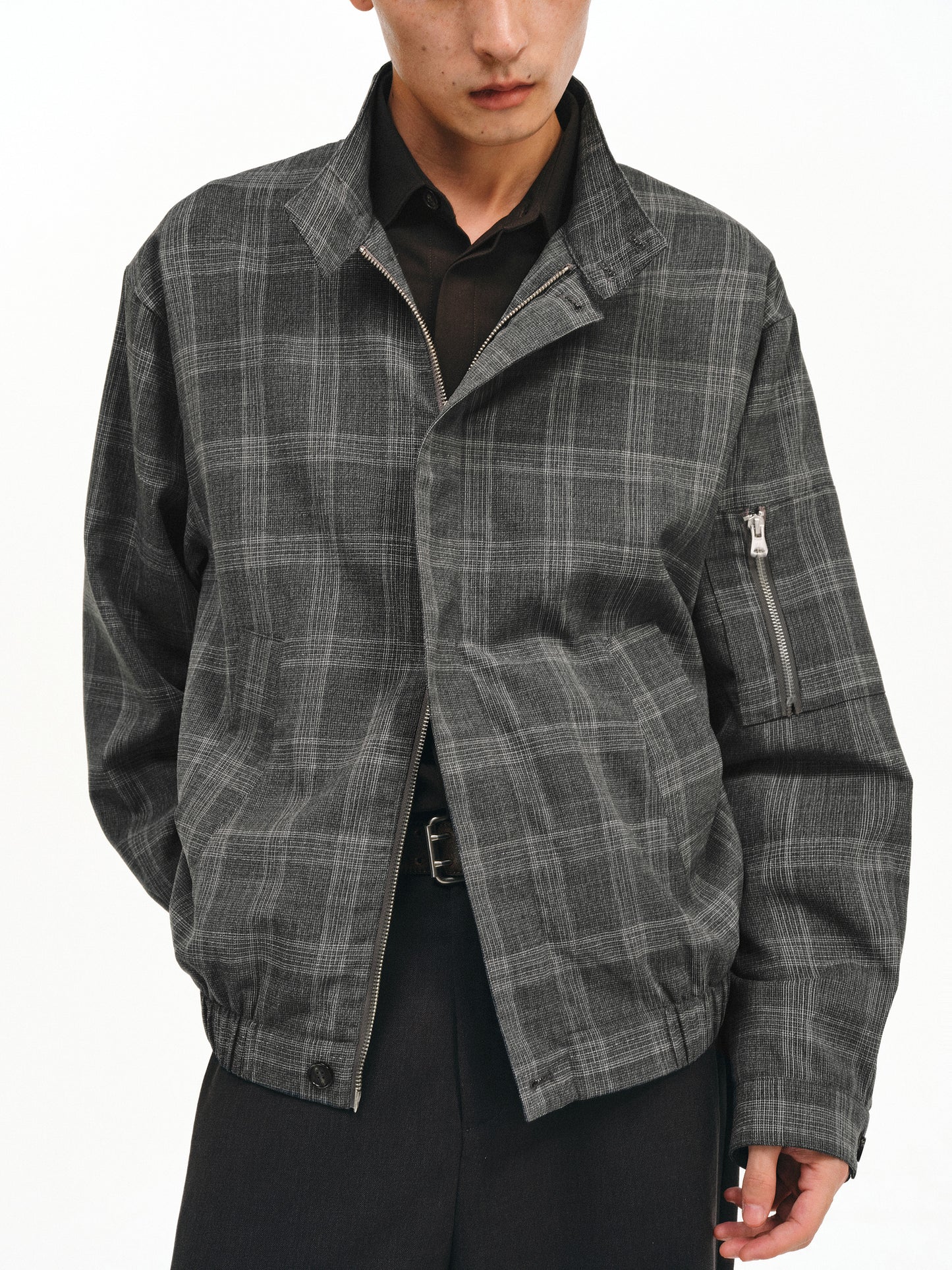 Wool Harrington Jacket