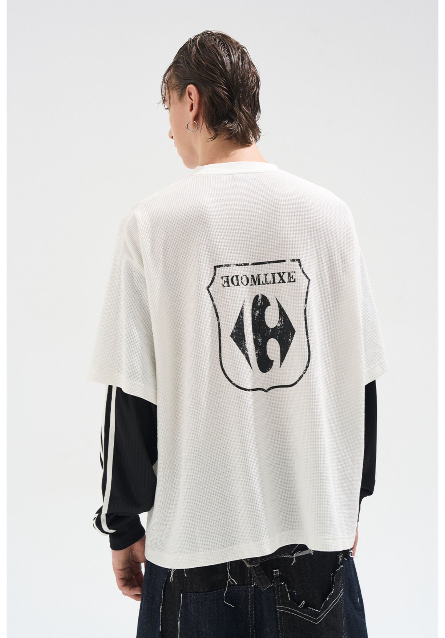 Fake Two-Piece Stitch T-Shirt