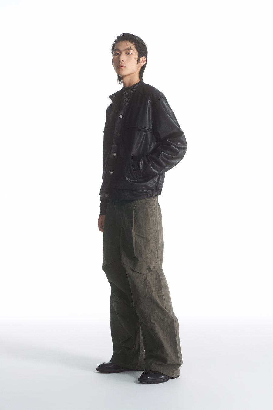 Scimitar Banana Pleated Casual Pants