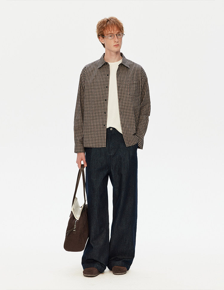 Old Money Style Check Shirt