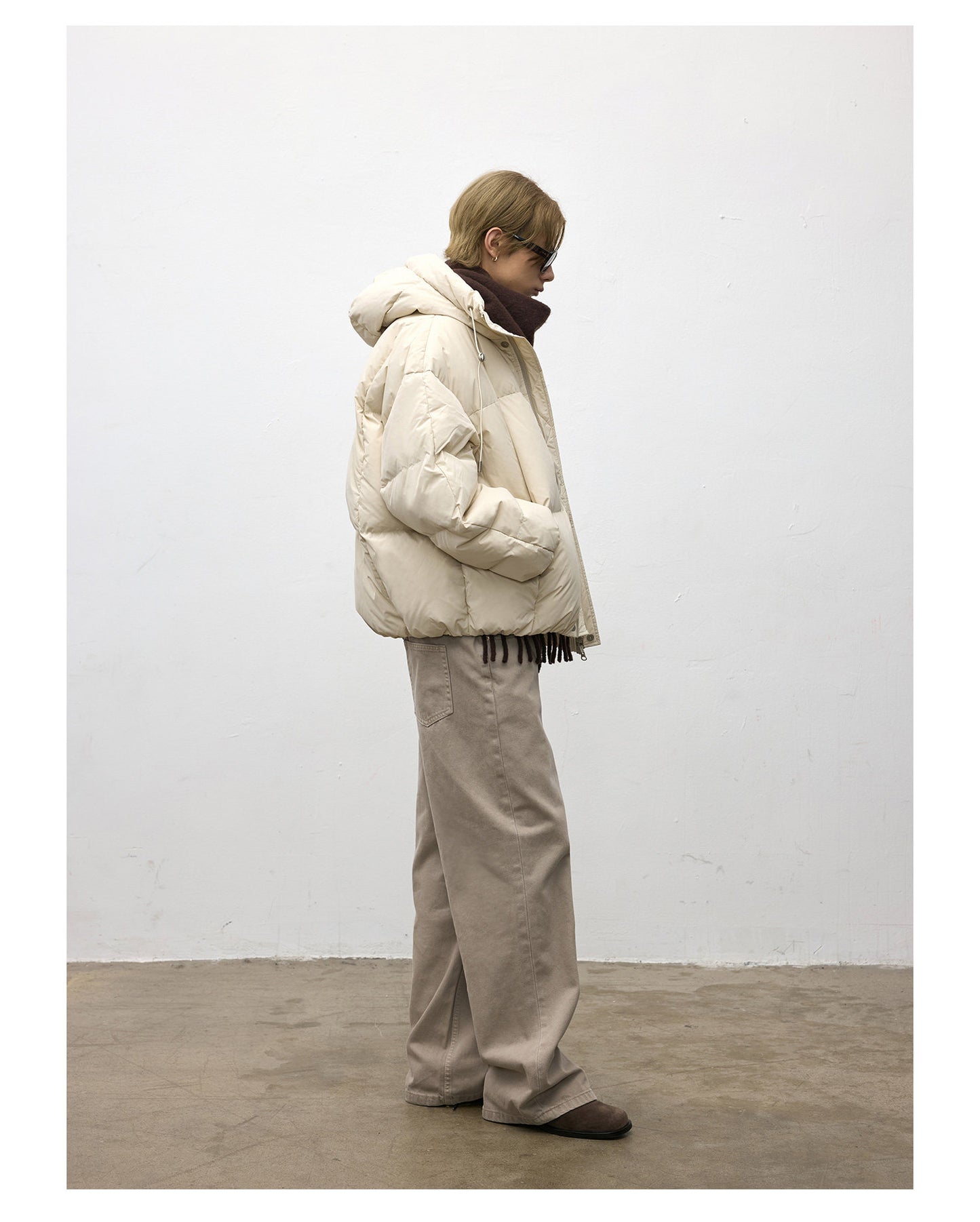 Hooded Split-Type Down Jacket