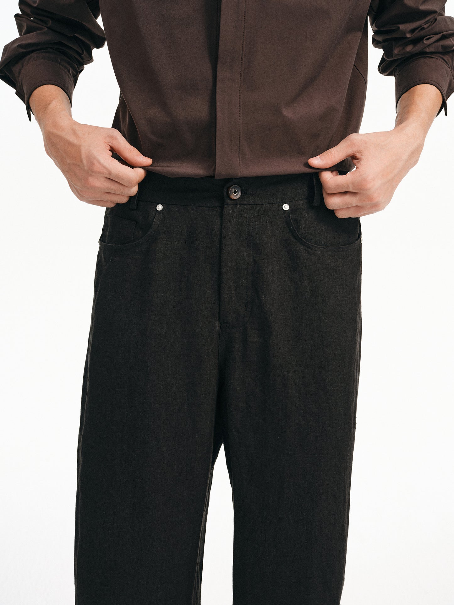 Linen Straight Pants