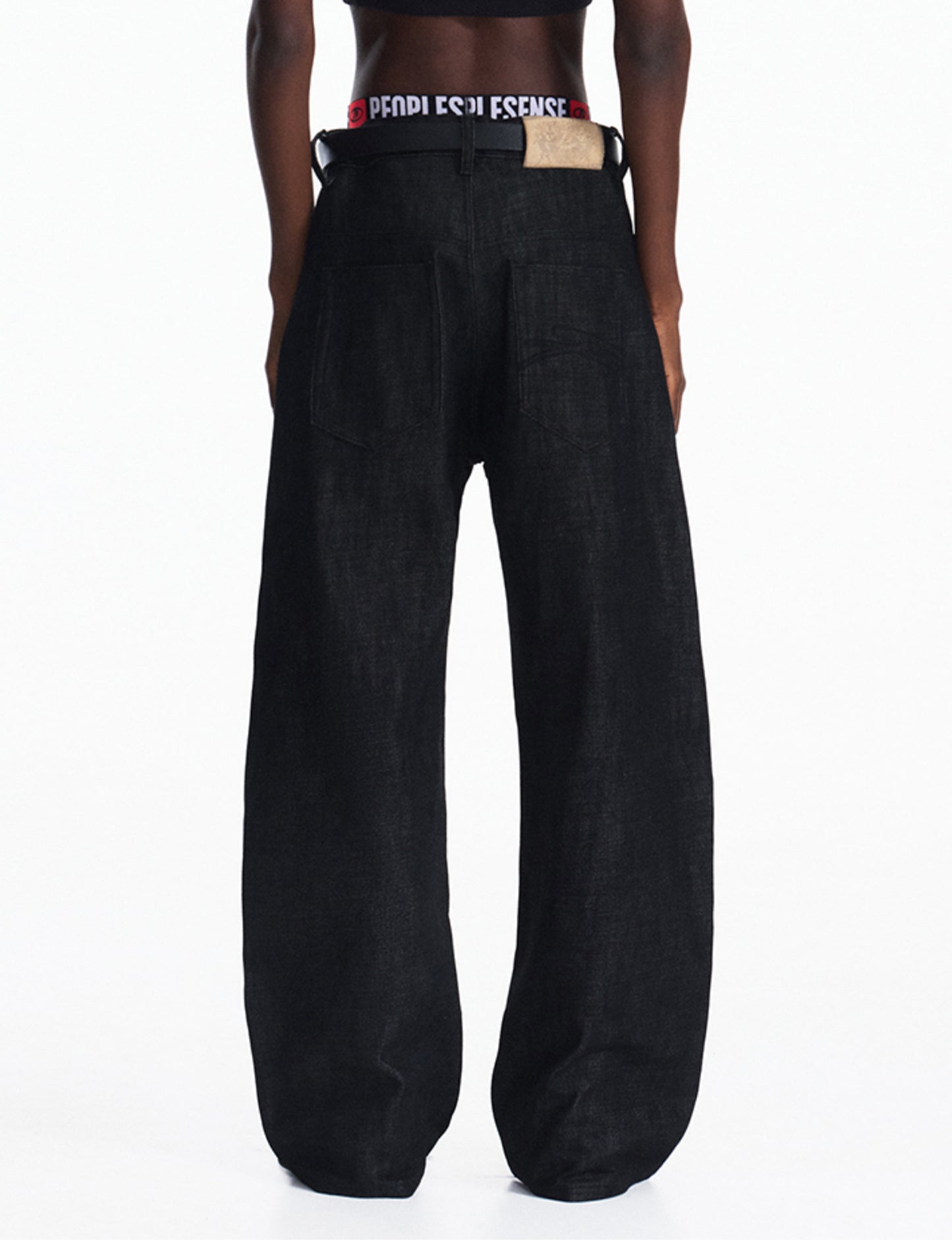 5-Button Raw Denim Pants