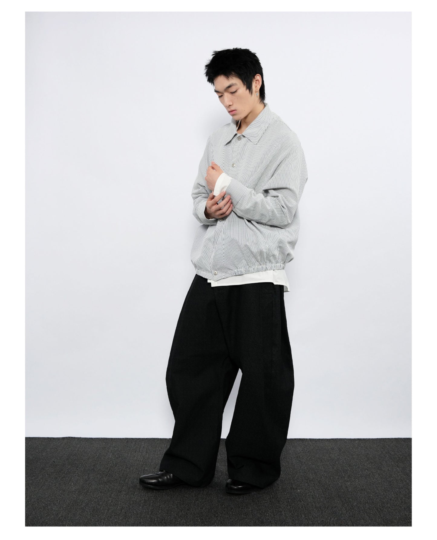 Short Checkered Shirt