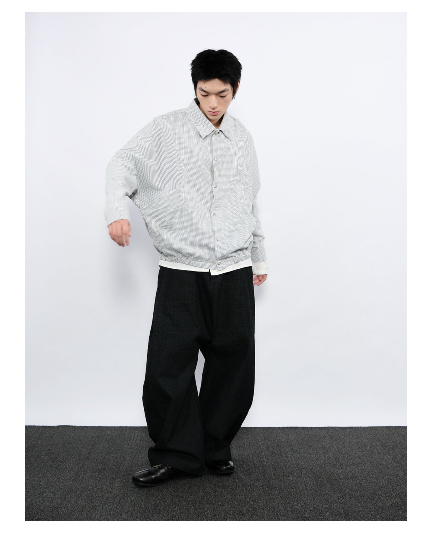 Short Checkered Shirt