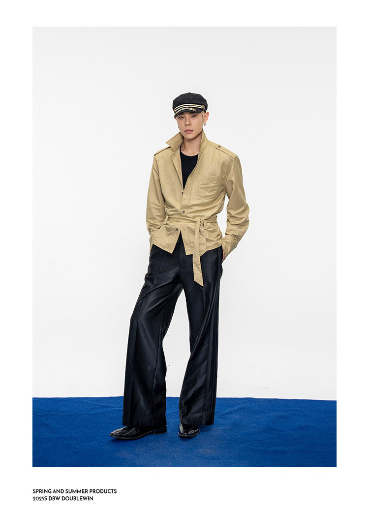 Loose Wide-Leg Casual Pants