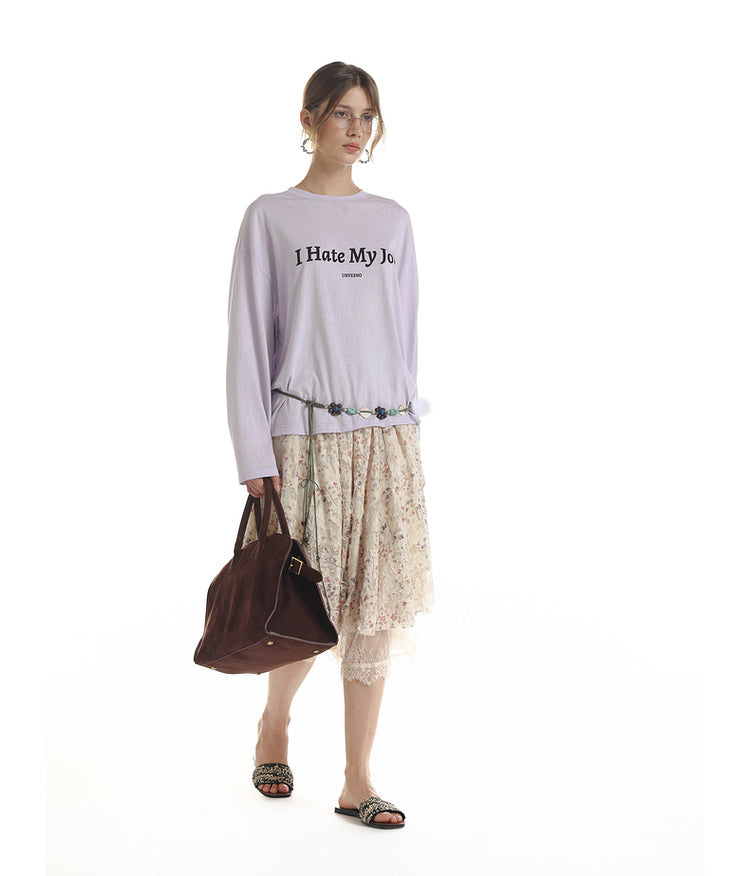 Slogan Print T-Shirt