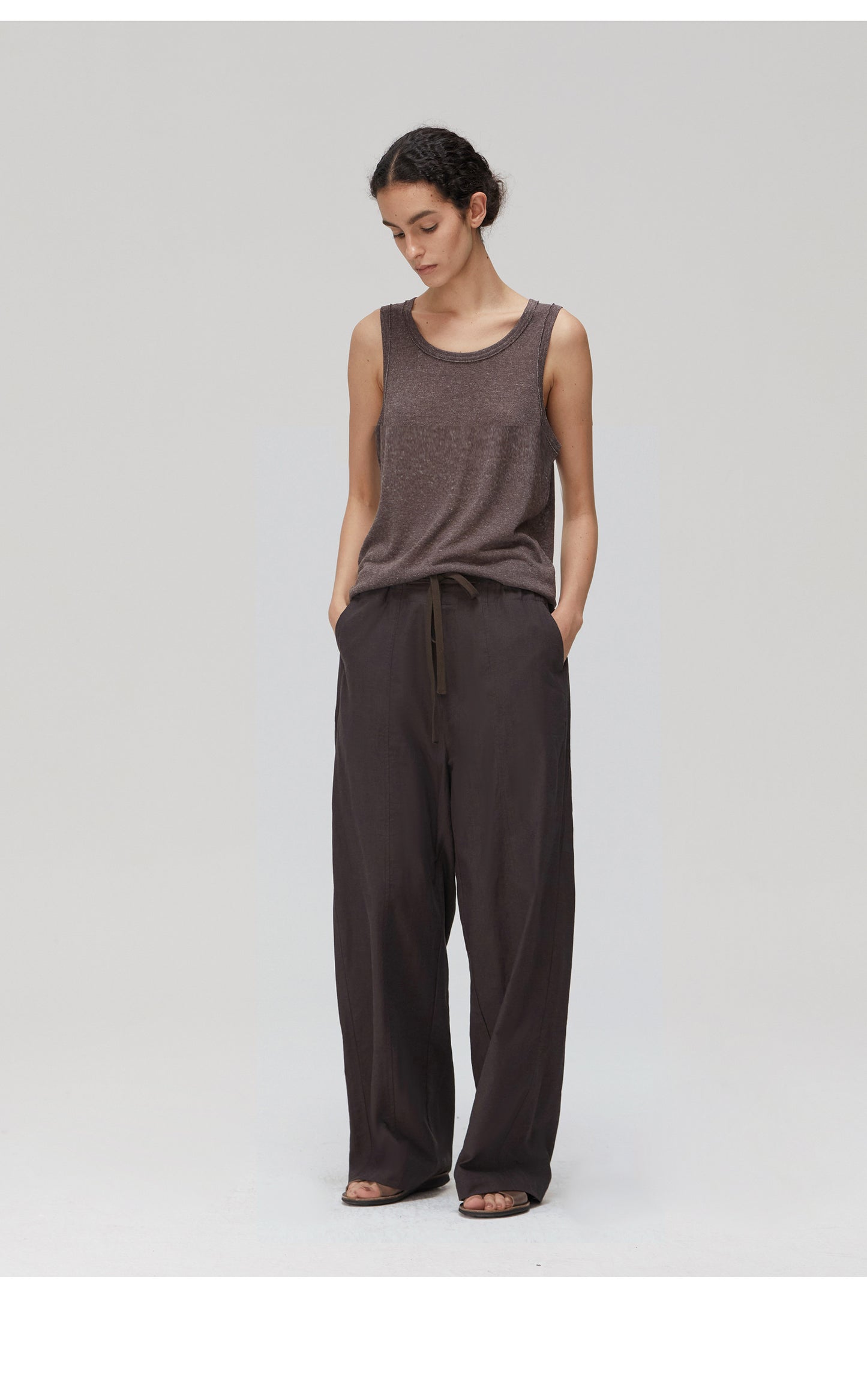 Drawstring Casual Pants