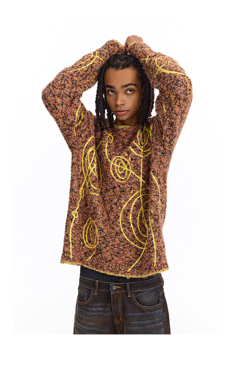 Jacquard Knit Sweater