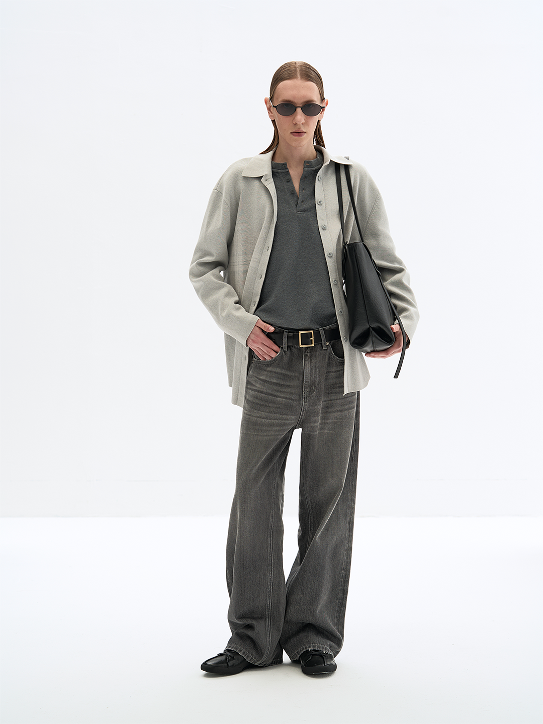 Wash Rib Denim Pants