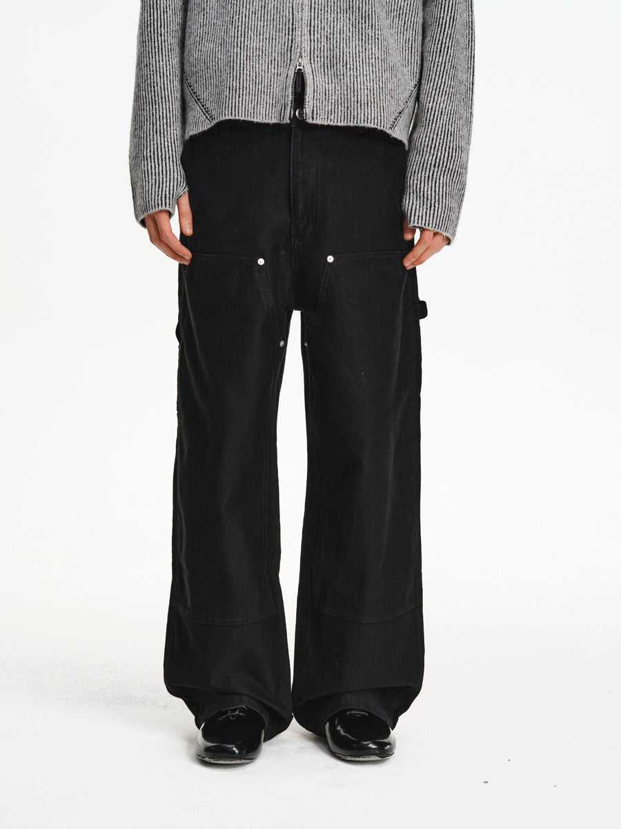 Straight-Leg Casual Pants
