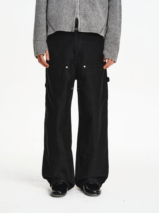 Straight-Leg Casual Pants