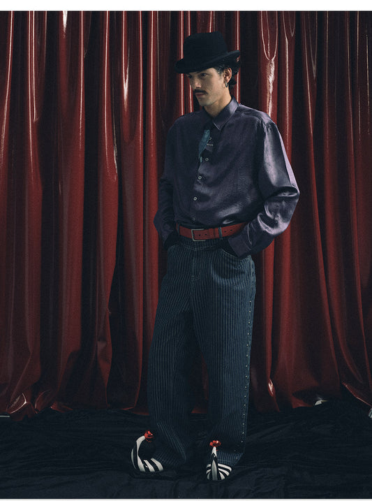 Studded Side Seam Jeans